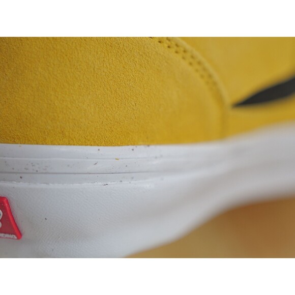 VANS Half Cab Bruce Lee Taxi Yellow Suede‎ 2 Sets Laces PopCush Shoes Men's 8 - Picture 9 of 9
